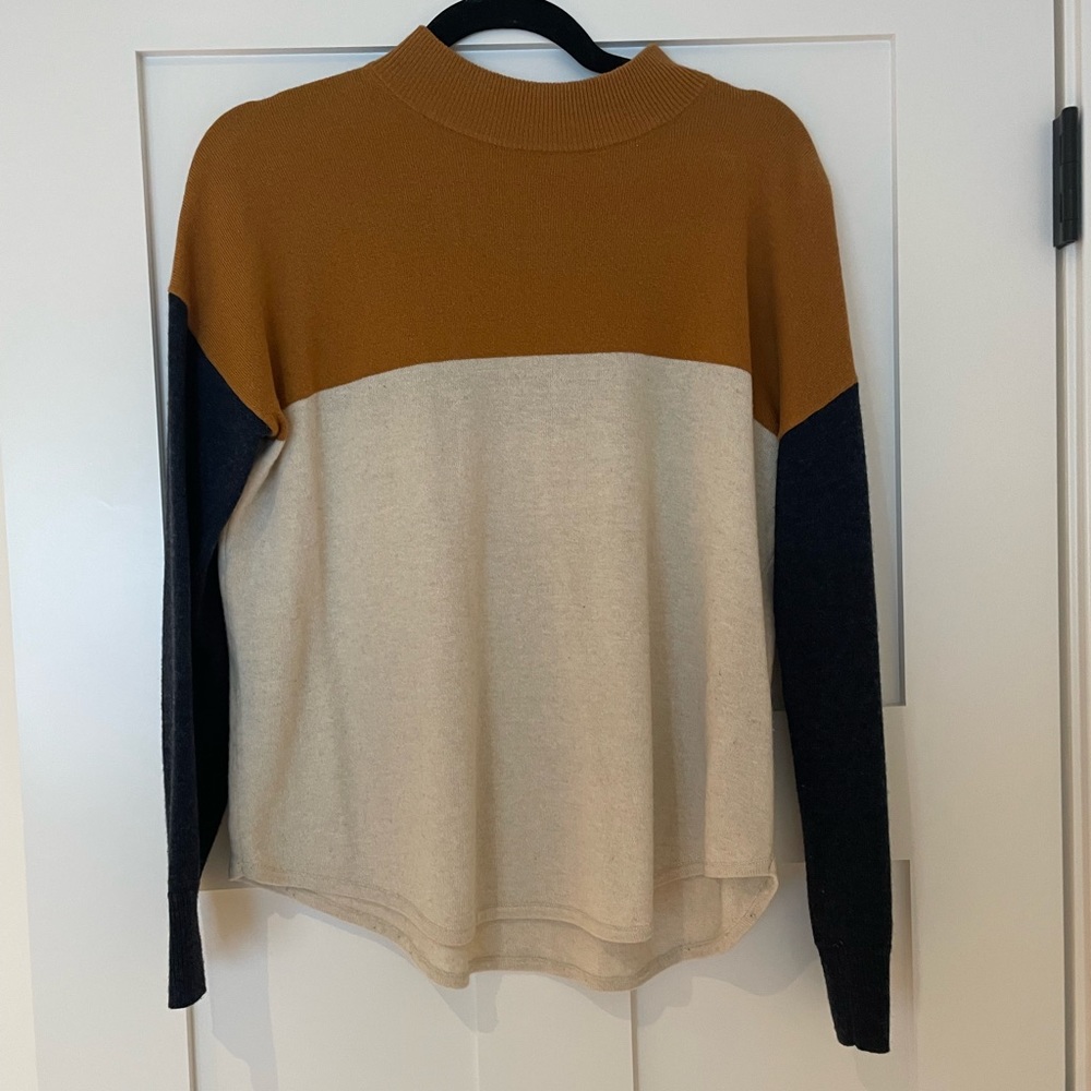 Madewell color block sweater